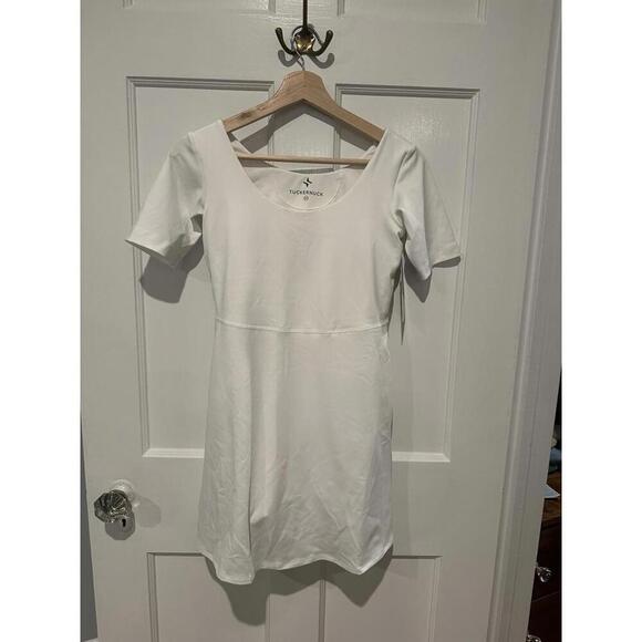 Tuckernuck TNUCK SPORT White Step In Rosemary Sport Dress NWT Extra Small XS - Picture 3 of 6
